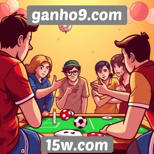 comunidade de jogadores e interações no ganho9.com
