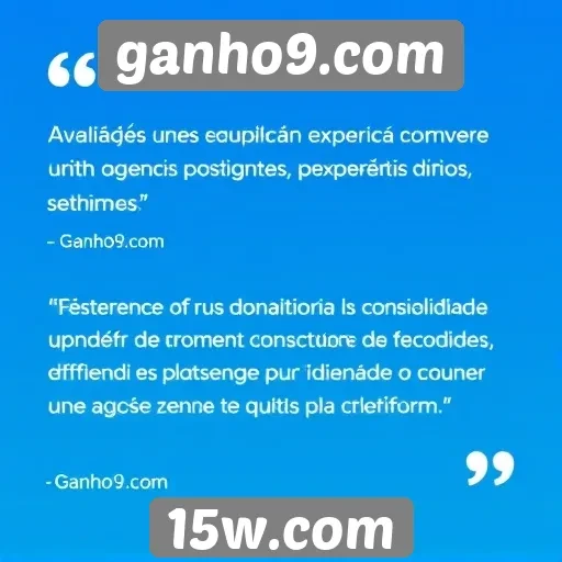 Experiências de usuários no ganho9.com são positivas